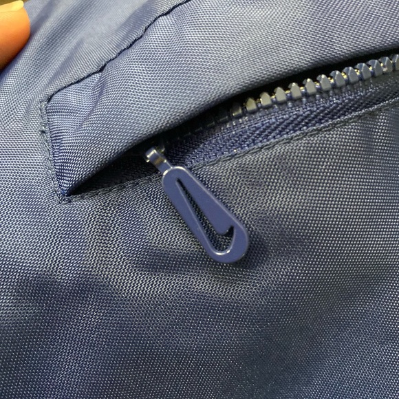 NIKE Vintage 90’s Windbreaker White Tag Full Zip Green Navy Blue Jacket Size M - Picture 15 of 15